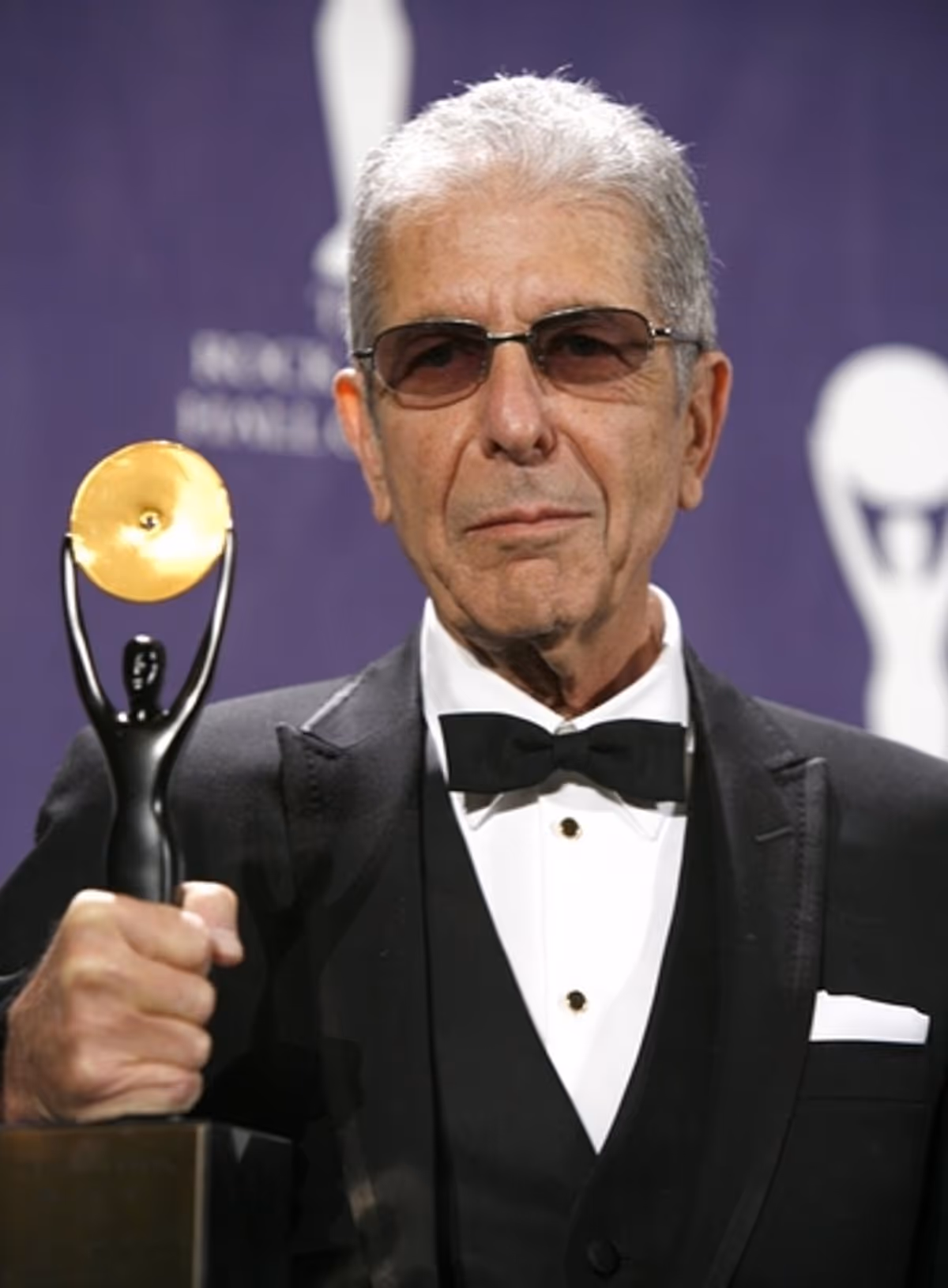 Leonard Cohen at 2008 Rock & Roll Hall of Fame