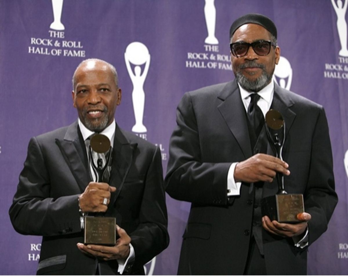 Leon Huff and Kenny Gamble at 2008 Rock & Roll Hall of Fame