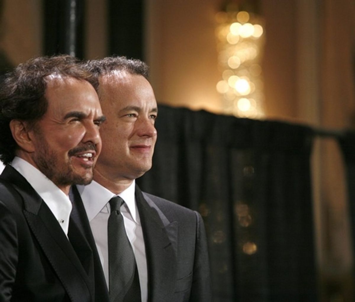 Dave Clark and Tom Hanks at 2008 Rock & Roll Hall of Fame