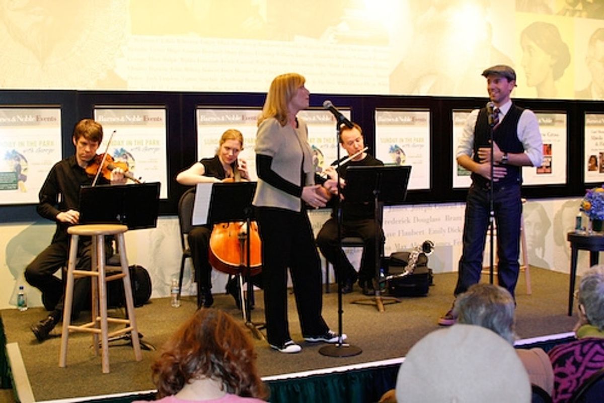 Jenna Russell and Daniel Evans at 