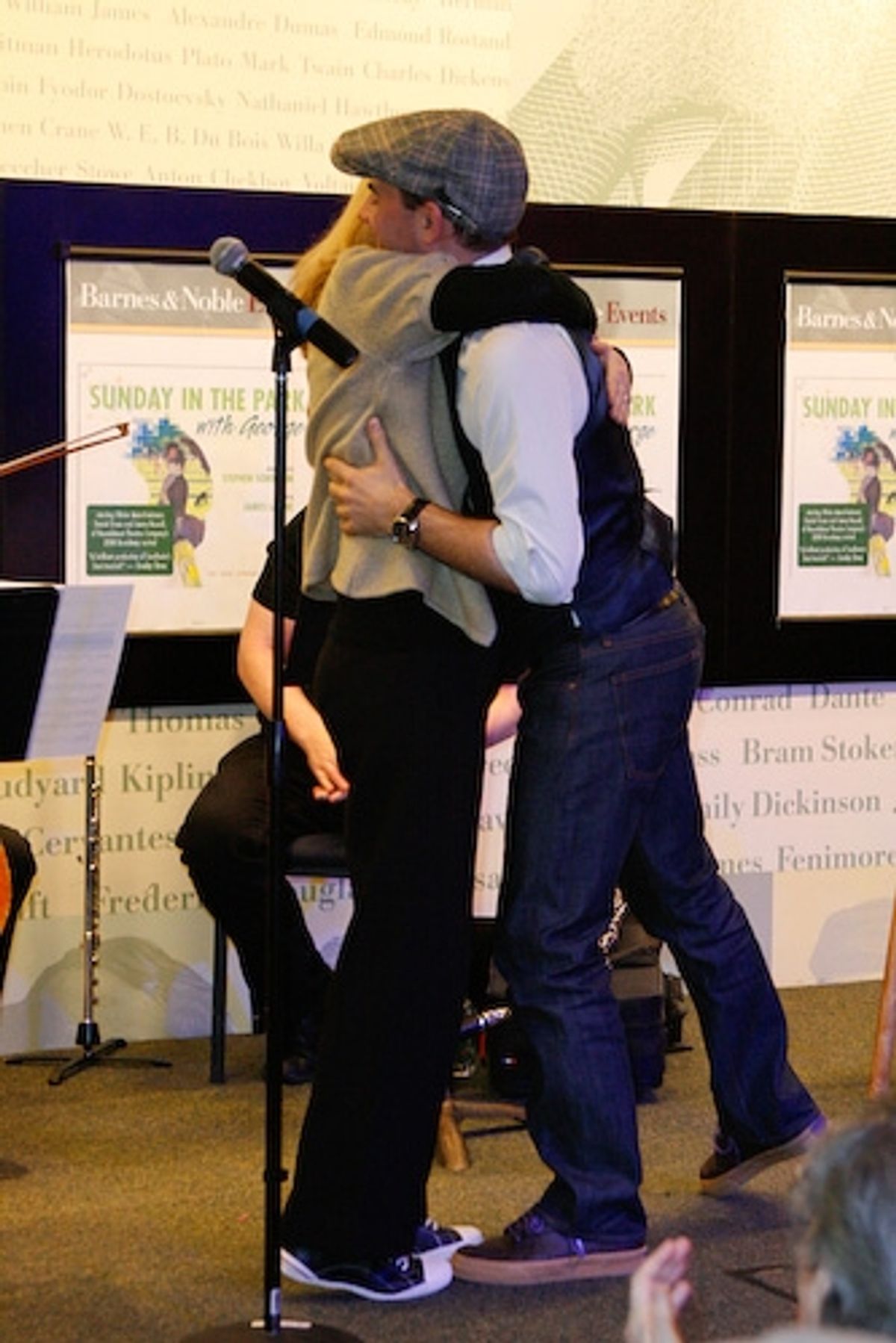 Jenna Russell and Daniel Evans at 