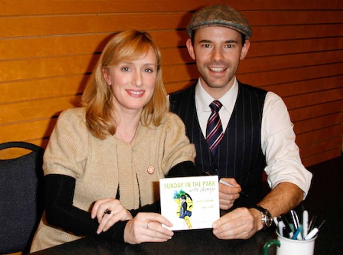 Jenna Russell and Daniel Evans at 