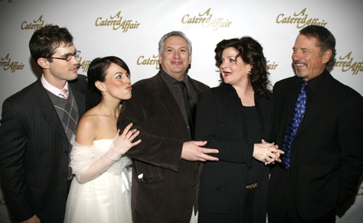 Matt Cavenaugh, Leslie Kritzer, Harvey Fierstein at 