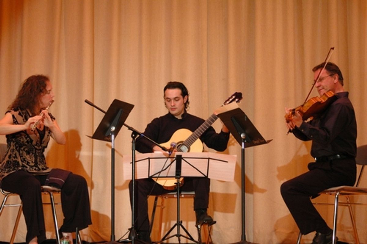 The Molino Trio-Tracey Grimaldi, Tony Finley, Nilko Andreas at 