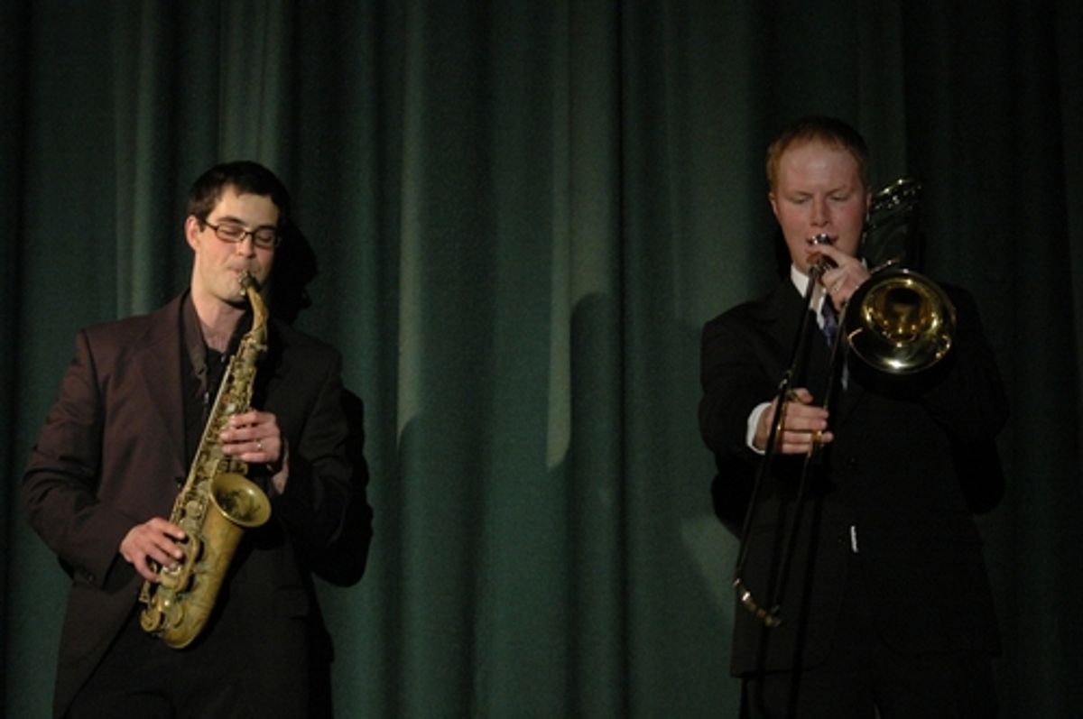 Jacam Manricks and Joe Freuen who also run the program at the school at 