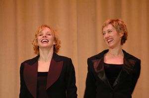 Charlotte d'Amboise and Valerie Wright Photo