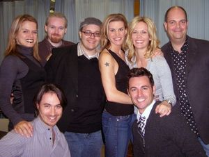 Amy Spanger, Matt Gallagher, Randy Blair, Jenn Colella, Jenifer Foote, Brad Oscar, Da Photo