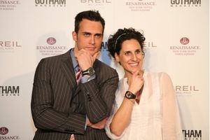 Cheyenne Jackson and Giovanna Noe Photo