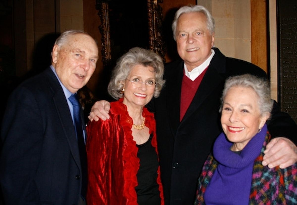 Donald Saddler, Louise Kerz Hirschfeld, Robert Osbourne, and Marge Champion
 at 