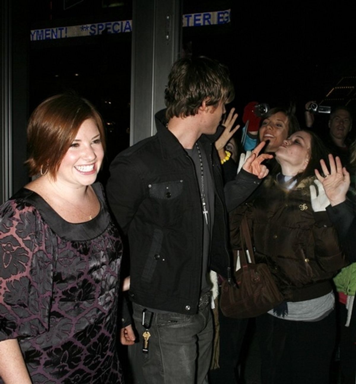 Shannon Durig and Ashley Parker Angel at 