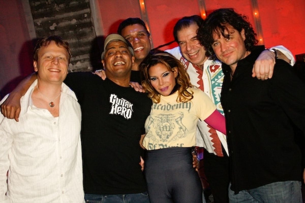 Keith Cotton, Dave Matos, Tony Cruz, Daphne Rubin-Vega, and Steve Morris
 at 