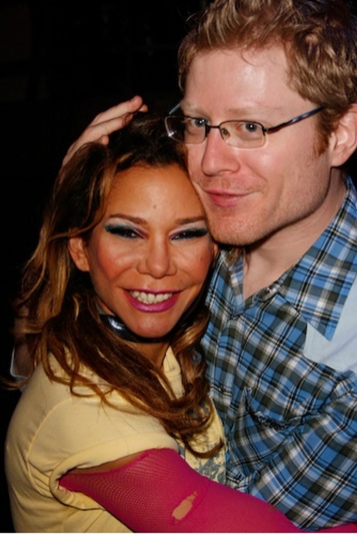 Daphne Rubin-Vega and Anthony Rapp at Daphne Rubin Vega @ The Zipper Factory