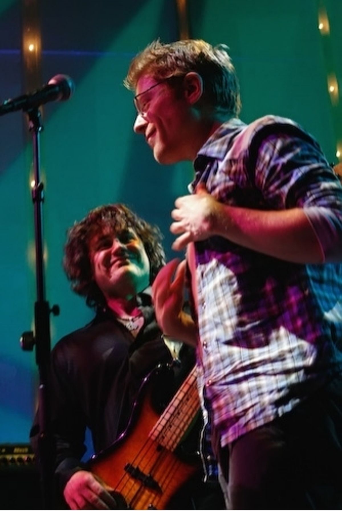 Steve Morris and Anthony Rapp
 at 