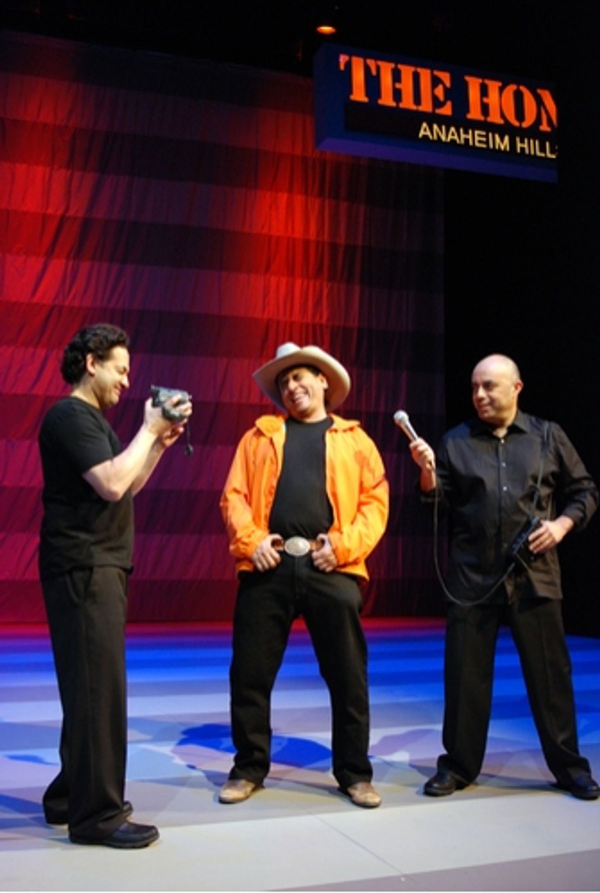 Ric Salinas, Richard Montoya and Herbert Siguenza at 'Culture Clash' Opens at South Coast Rep