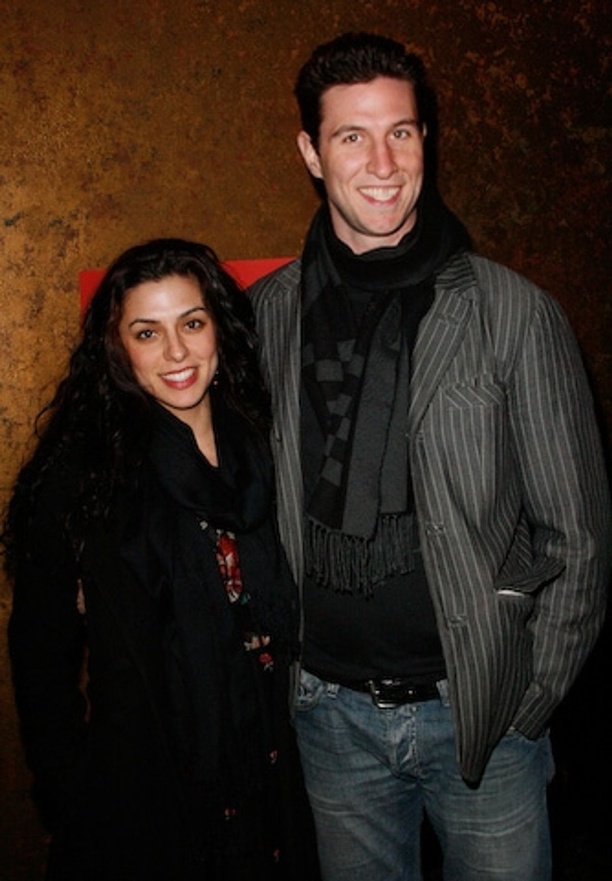 Jessica Monty and Pablo Schreiber at 