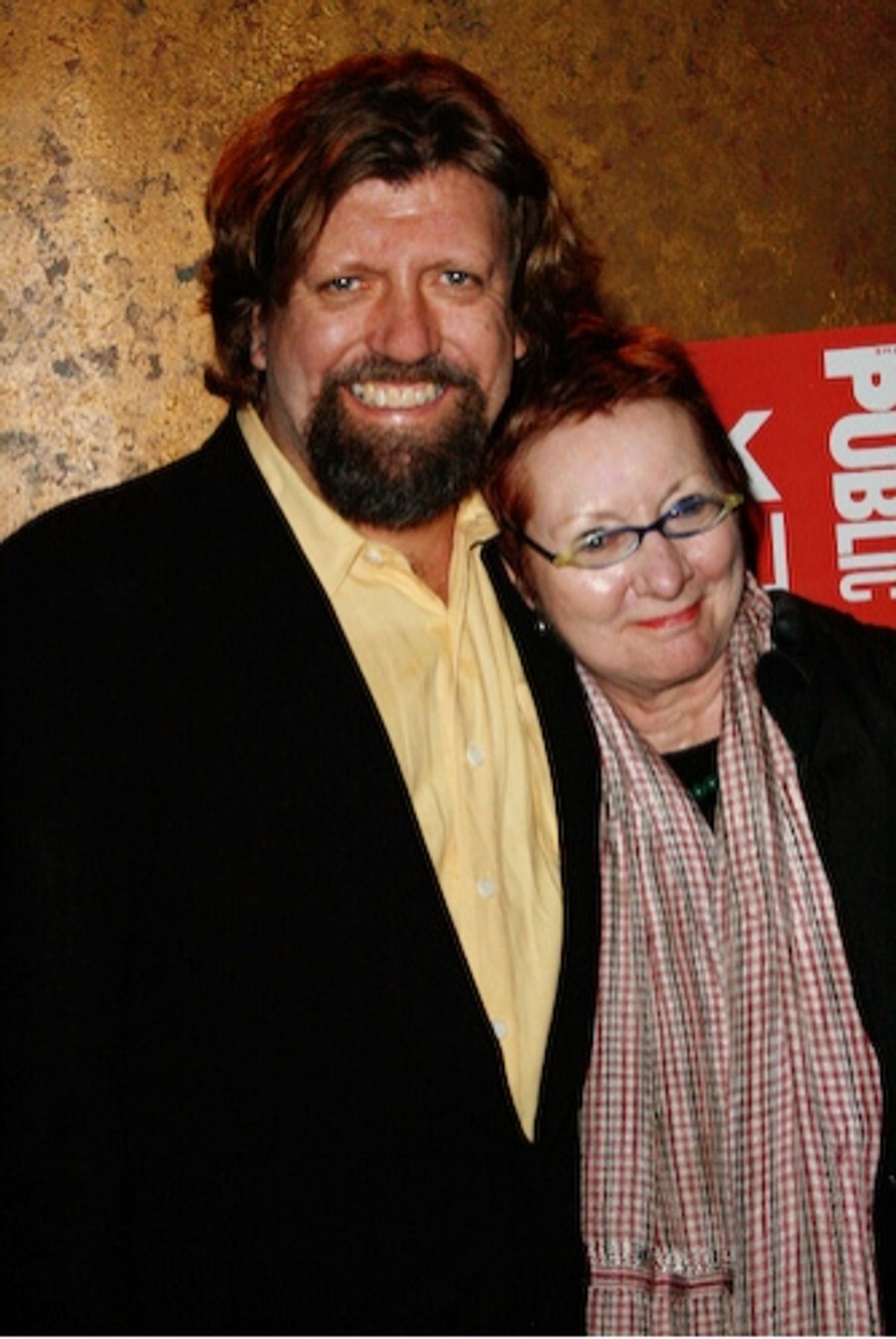 Publc Theater's Artistic Director Oskar Eustis and JoAnne Akalaitis at 