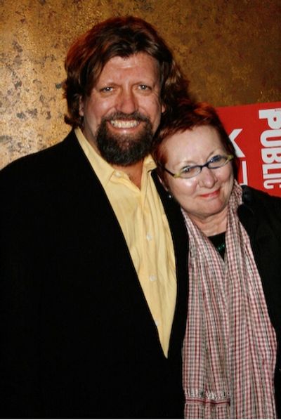 Publc Theater's Artistic Director Oskar Eustis and JoAnne Akalaitis Photo