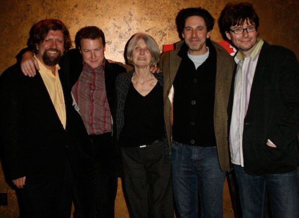 Oskar Eustis, Samuel West, Caryl Churchill, Scott Cohen, and James Macdonald Photo