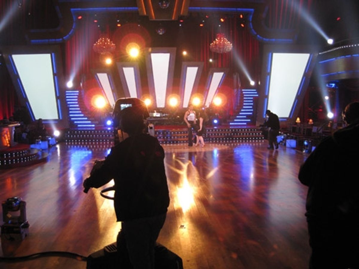 Marissa Jaret Winokur and Tony Dovolani at 