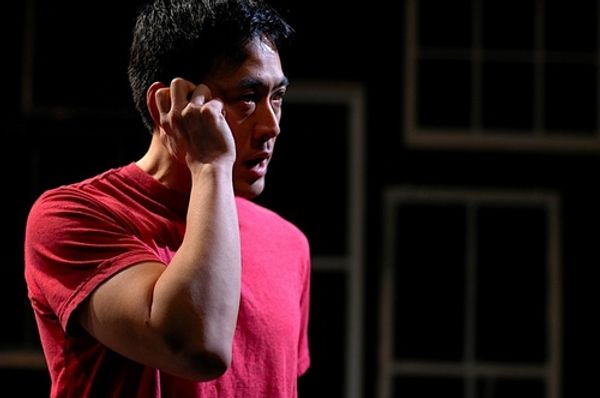 9.  Paul Juhn as Orville in The Trajectory of a Heart, Fractured. Photo