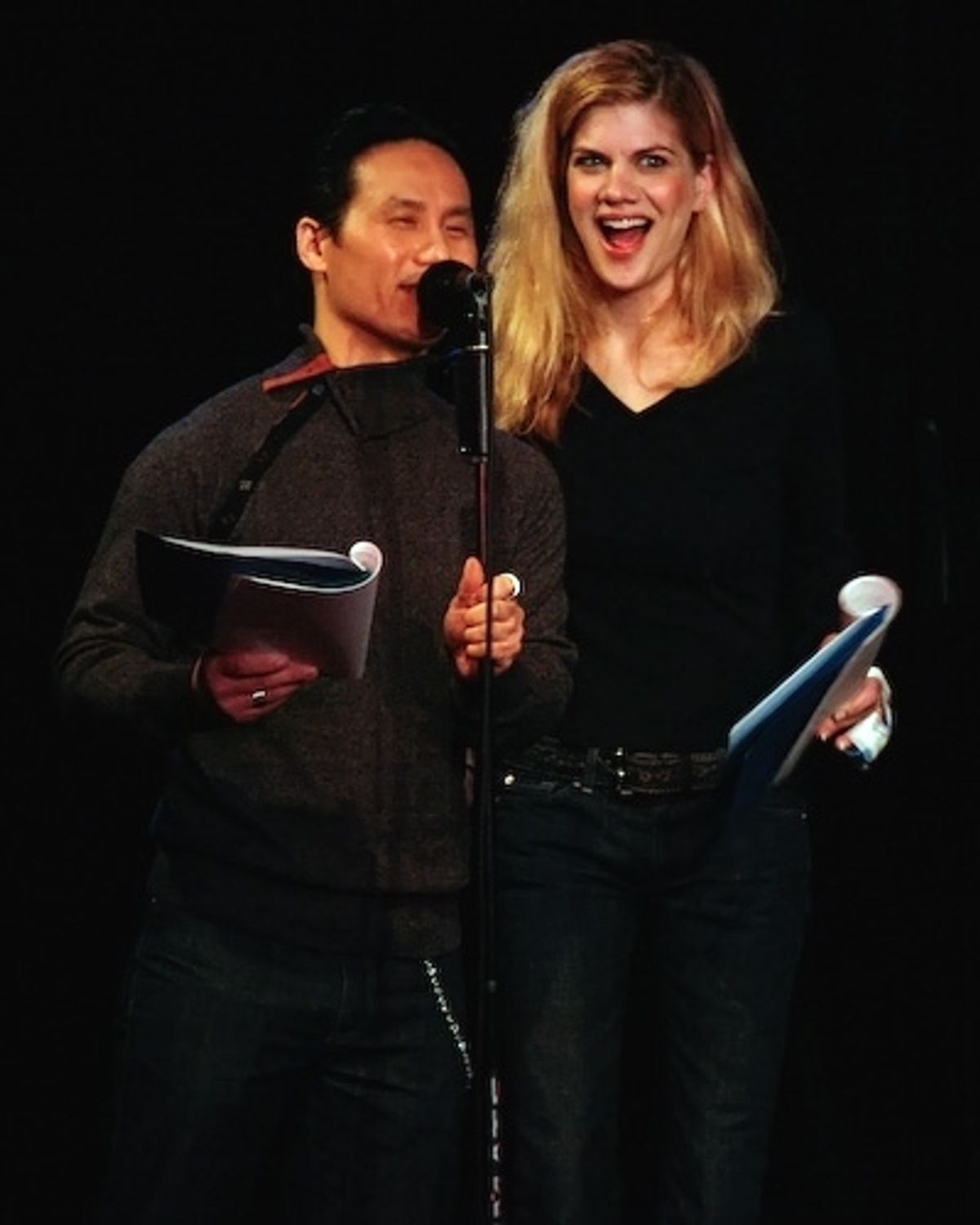 B.D. Wong and Kristen Johnston at Celebrity Autobiography Continues 3/17