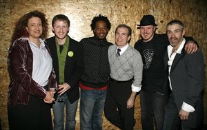 Channez McQuay, Kurt Boehm, LC Harden Jr., Steven Cupo, and Ensemble @ BroadwayWorld Channez McQuay, Kurt Boehm, LC Harden Jr., Steven Cupo, and Ensemble Photo