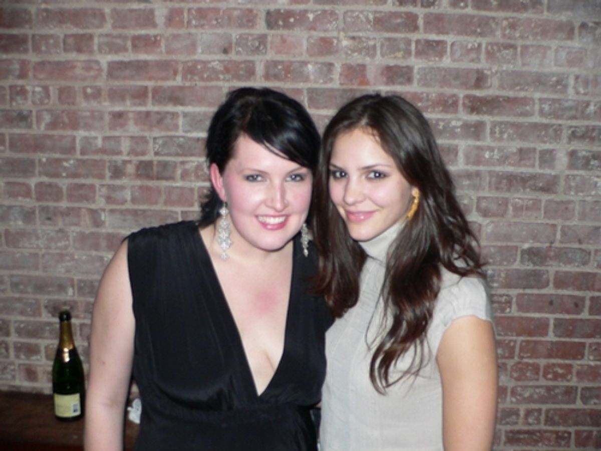 Natalie Joy Johnson and Katherine McPhee at 