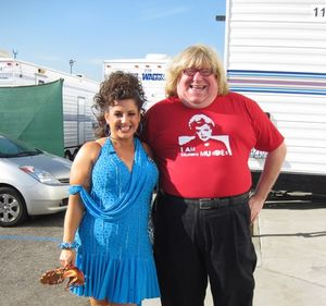 Marissa Jaret Winokur: "Bruce Vilanch showed up to give his support.
I was so happy  Photo