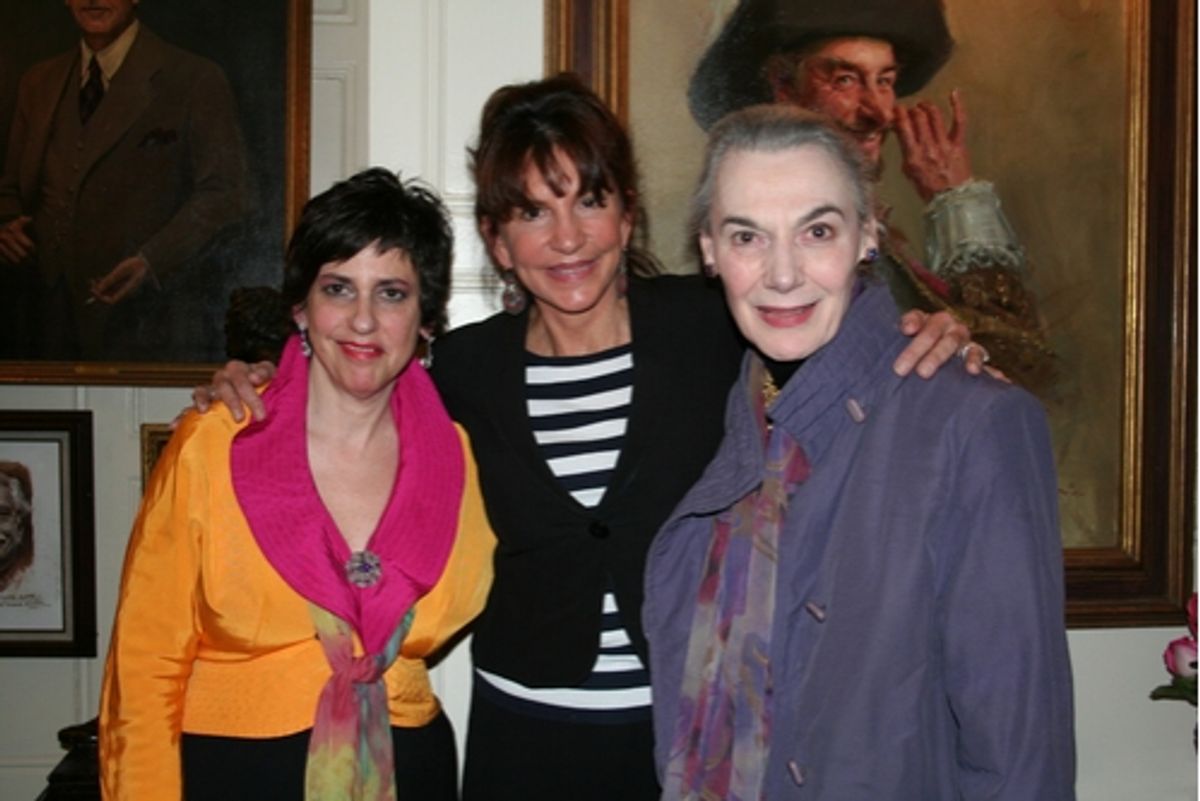 Susan Charlotte (Artistic Director), Mercedes Ruehl and Marian Seldes at Cause Celebre Benefit For Prison Reform
