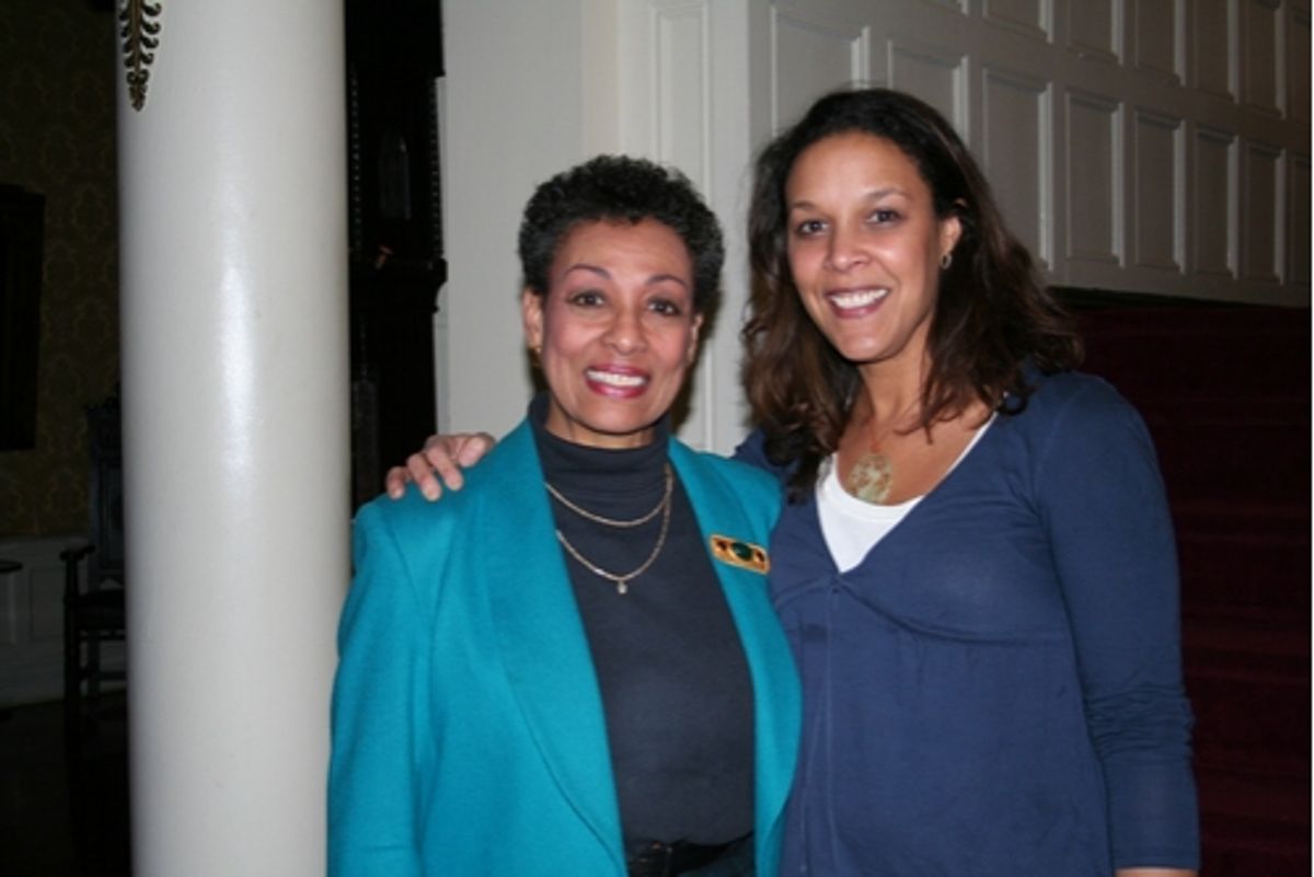 Gail Nelson and Linda Powell at 