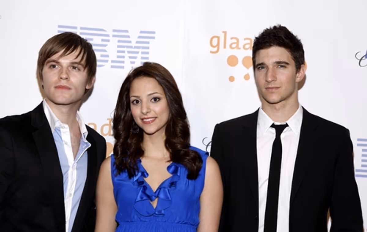 Van Hansis, Tala Ashe and Jake Silbermann at GLAAD Awards