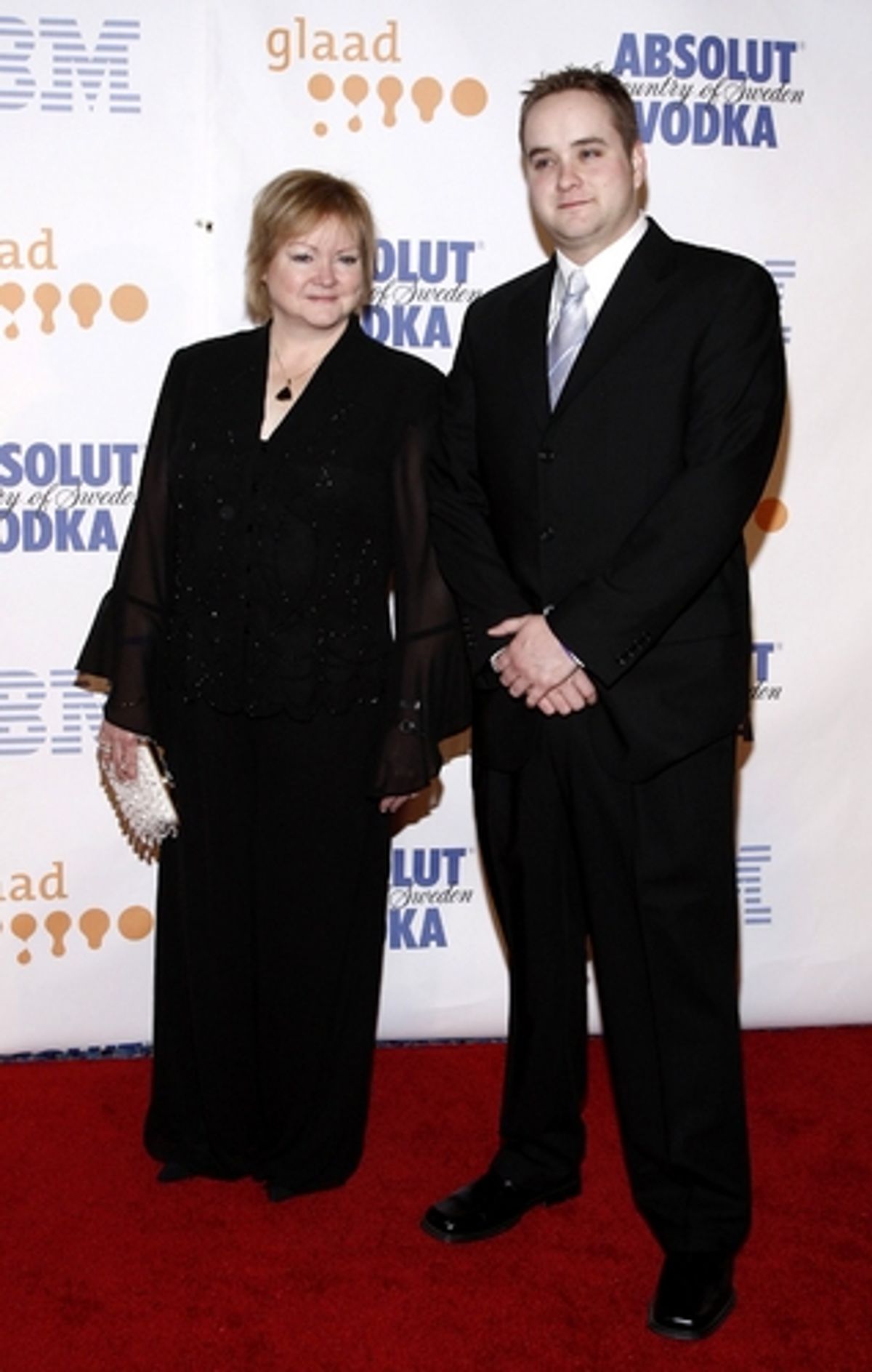 Judy Shepard and Logan Shepard at GLAAD Awards