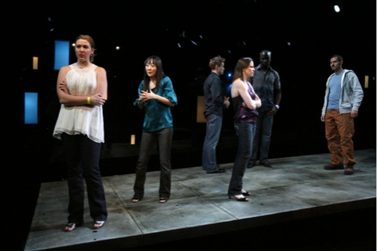 Cassie Beck, Sue Jean Kim, Barrett Foa, Maria Dizzia, Mike Colter, and Alfredo Narciso  at 