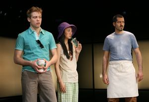 Barrett Foa, Sue Jean Kim and Alfredo Narciso  Photo