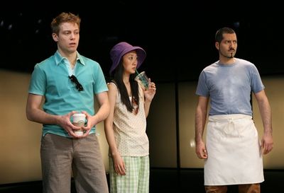 Barrett Foa, Sue Jean Kim and Alfredo Narciso  Photo