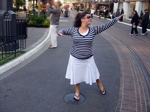Marissa Jaret Winokur: "Don't worry. I still rehearsed in the streets!
No time like  Photo