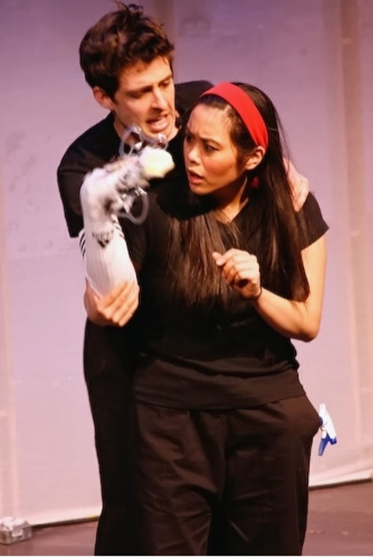 Stephen Sheffer and Brooke Ishibashi at 