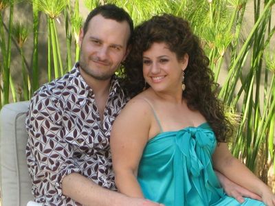 Marissa Jaret Winokur and husband Judah: "My man being a good sport again!
I think I Photo