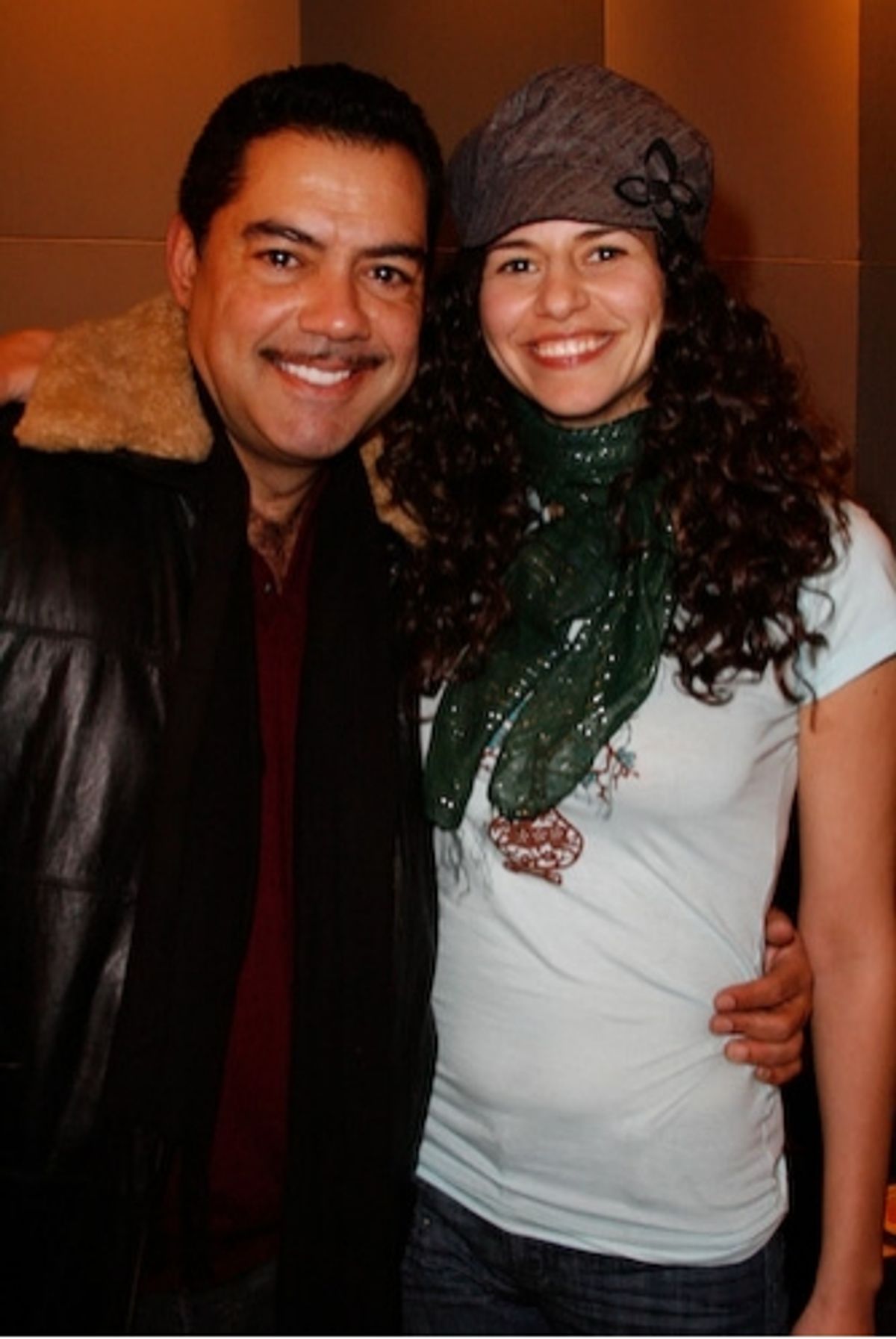 Carlos Gomez and Mandy Gonzalez at 