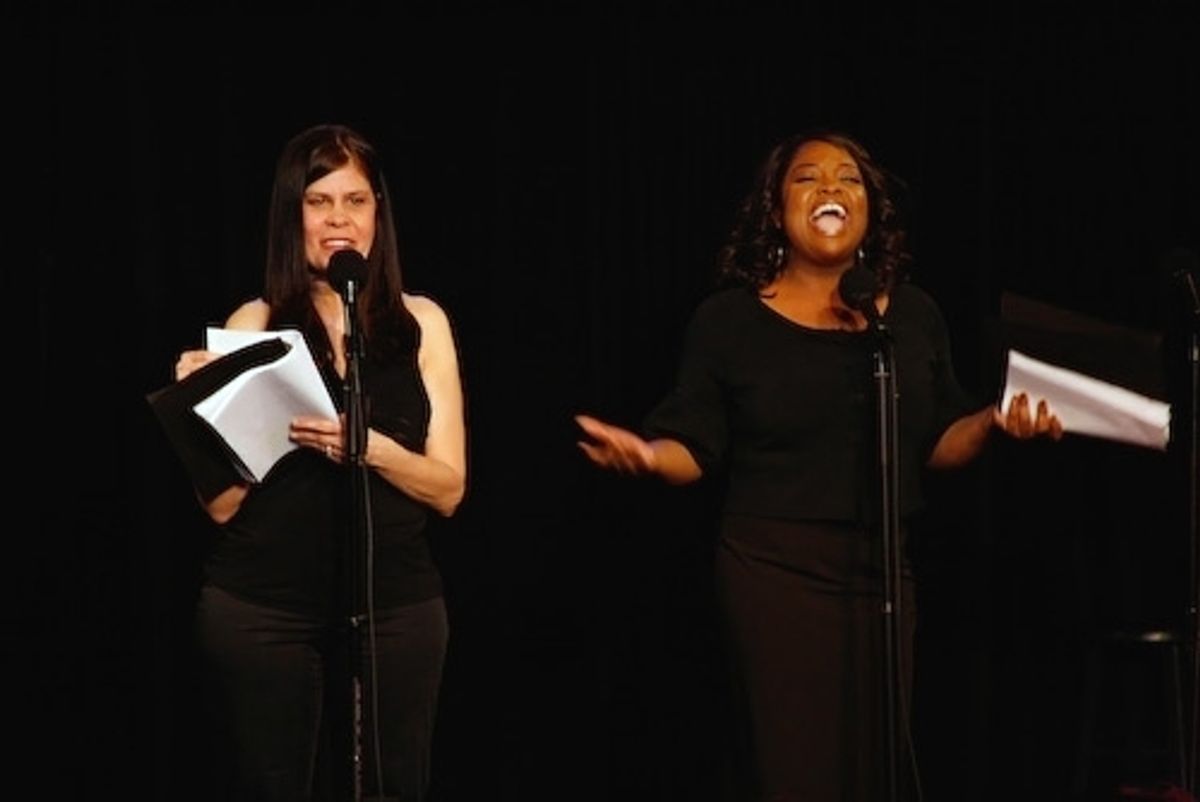 Dayle Reyfel and Sherri Shepherd at Hoffman and Cumming Join Celeb Autobiography
