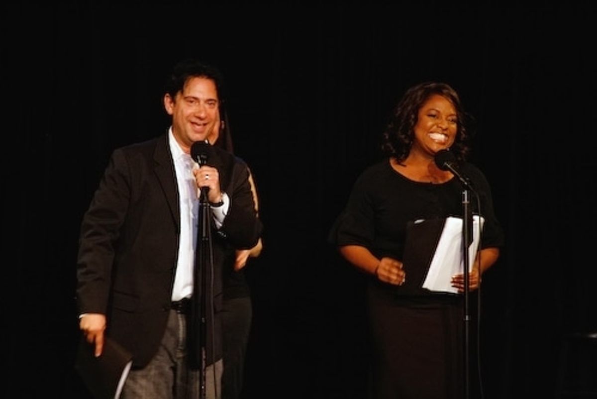 Eugene Pack and Sherri Shepherd at Hoffman and Cumming Join Celeb Autobiography