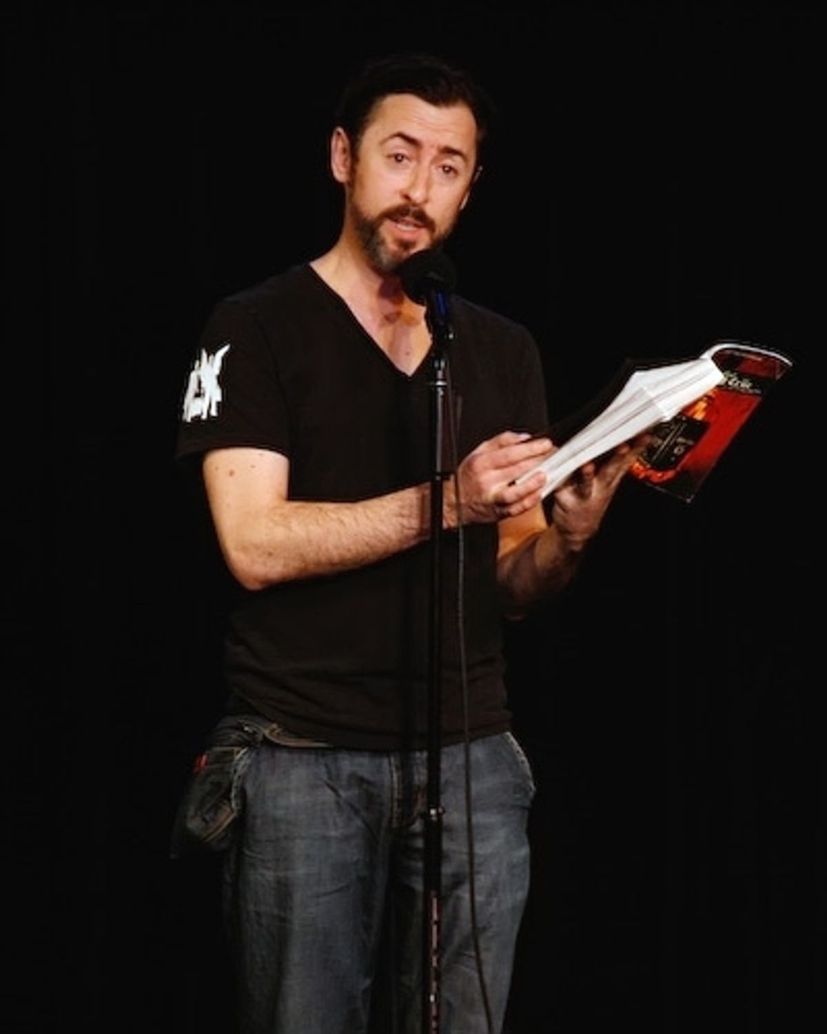 Alan Cumming at Hoffman and Cumming Join Celeb Autobiography