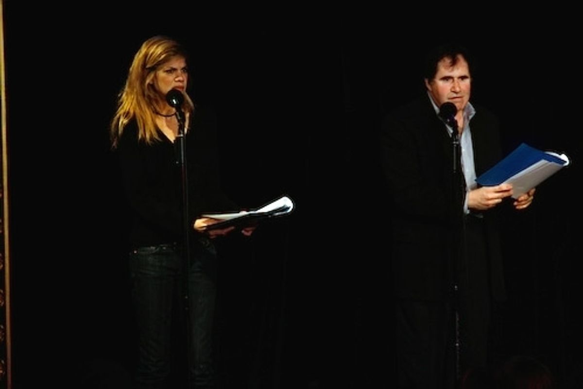 Kristen Johnston and Richard Kind at Hoffman and Cumming Join Celeb Autobiography