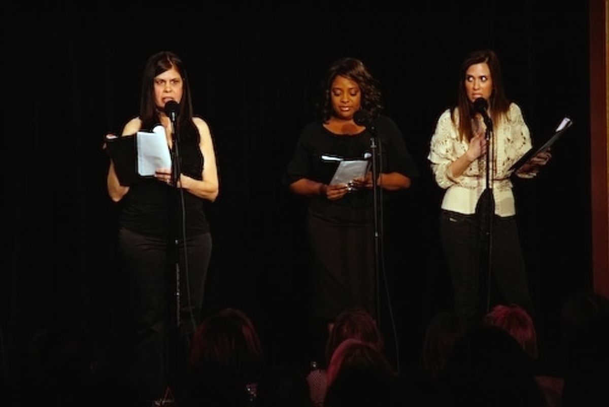 Dayle Reyfel, Sherri Shepherd, and Kristen Wiig at Hoffman and Cumming Join Celeb Autobiography