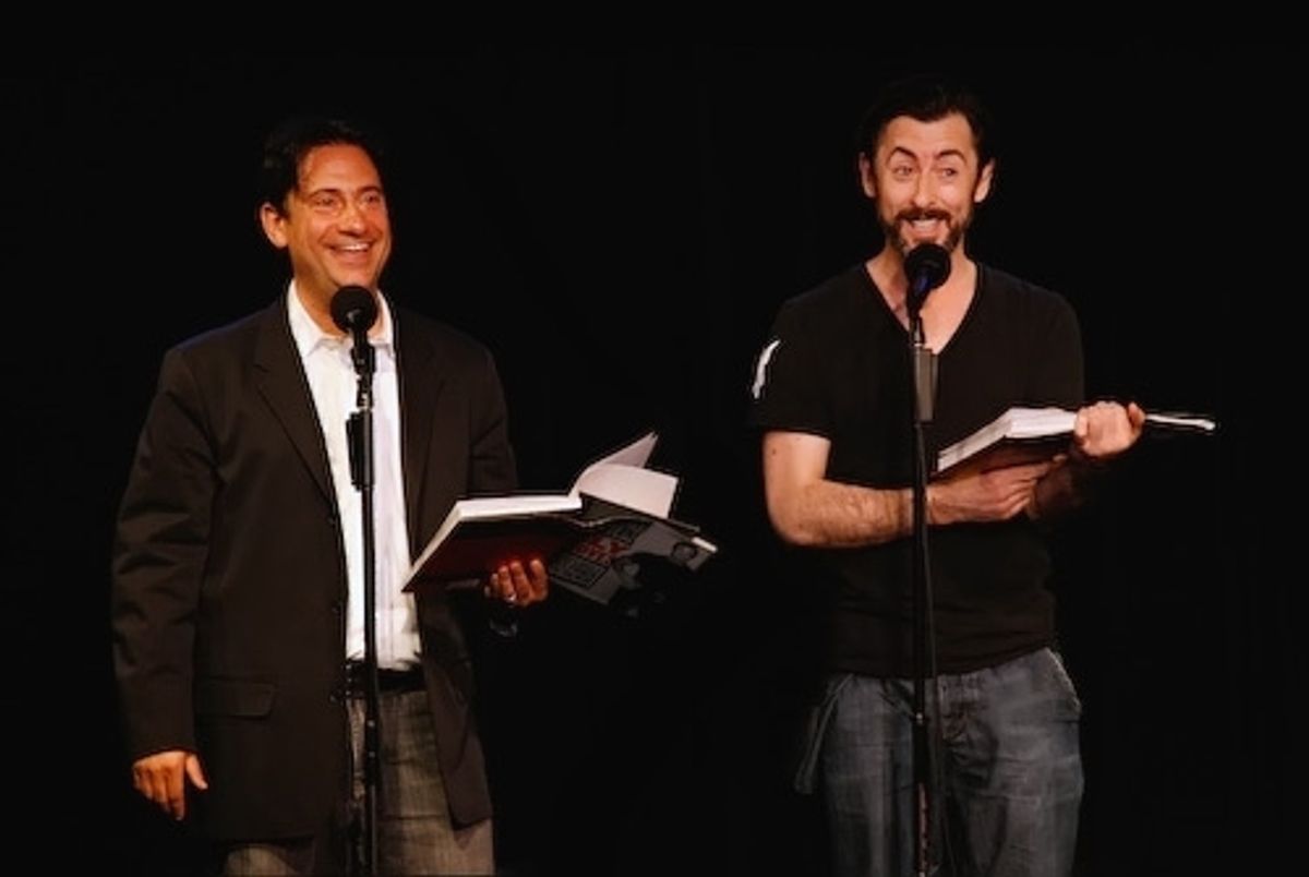 Eugene Pack and Alan Cumming at Hoffman and Cumming Join Celeb Autobiography