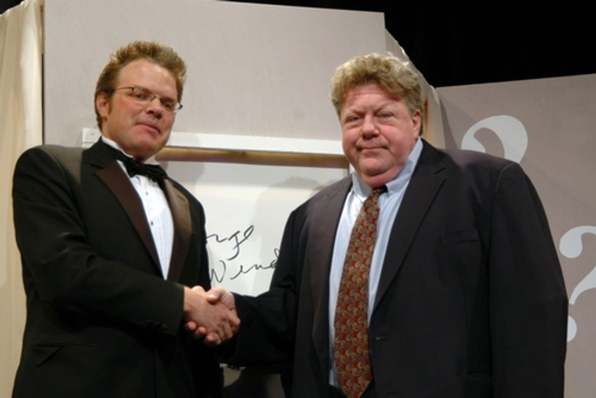 J. Keith van Straaten and George Wendt at 