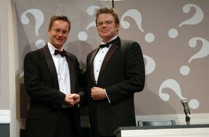 Michael Riedel and J. Keith van Straaten Photo