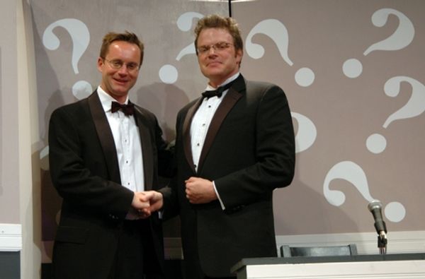 Michael Riedel and J. Keith van Straaten Photo