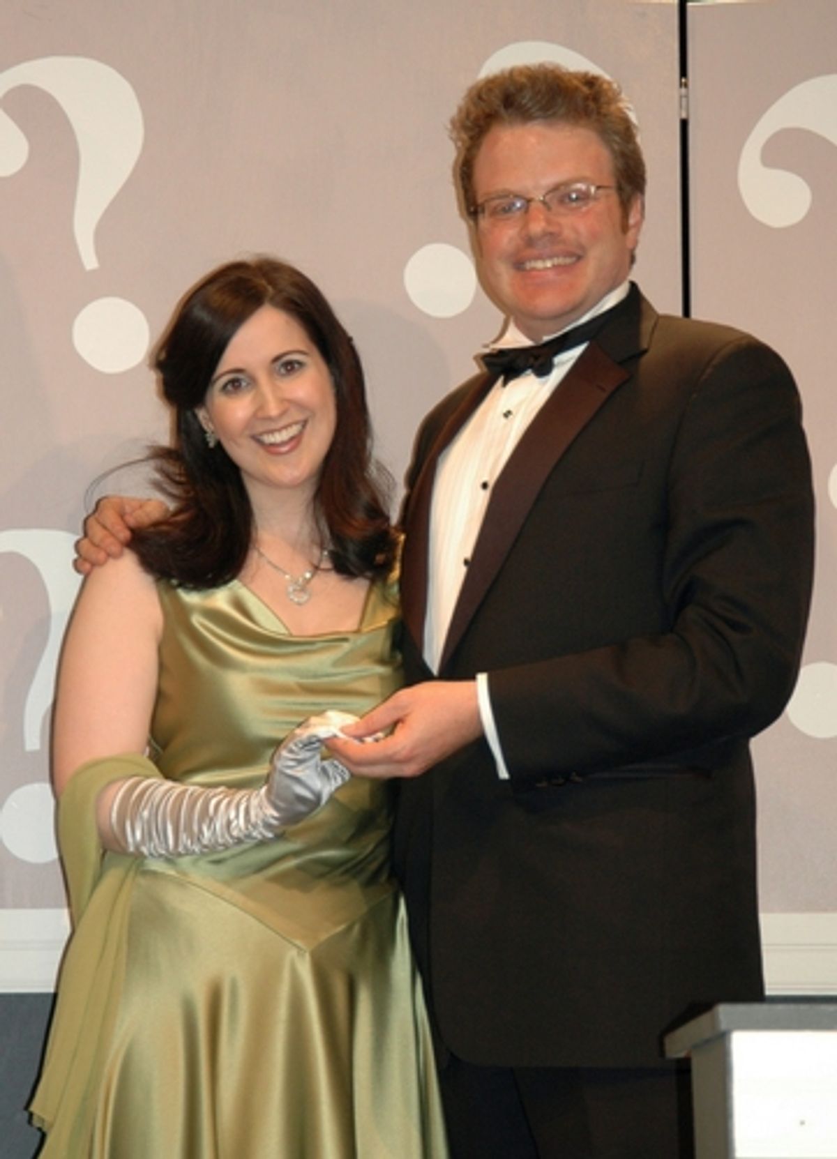 Stephanie D'Abruzzo and J. Keith van Straaten at 