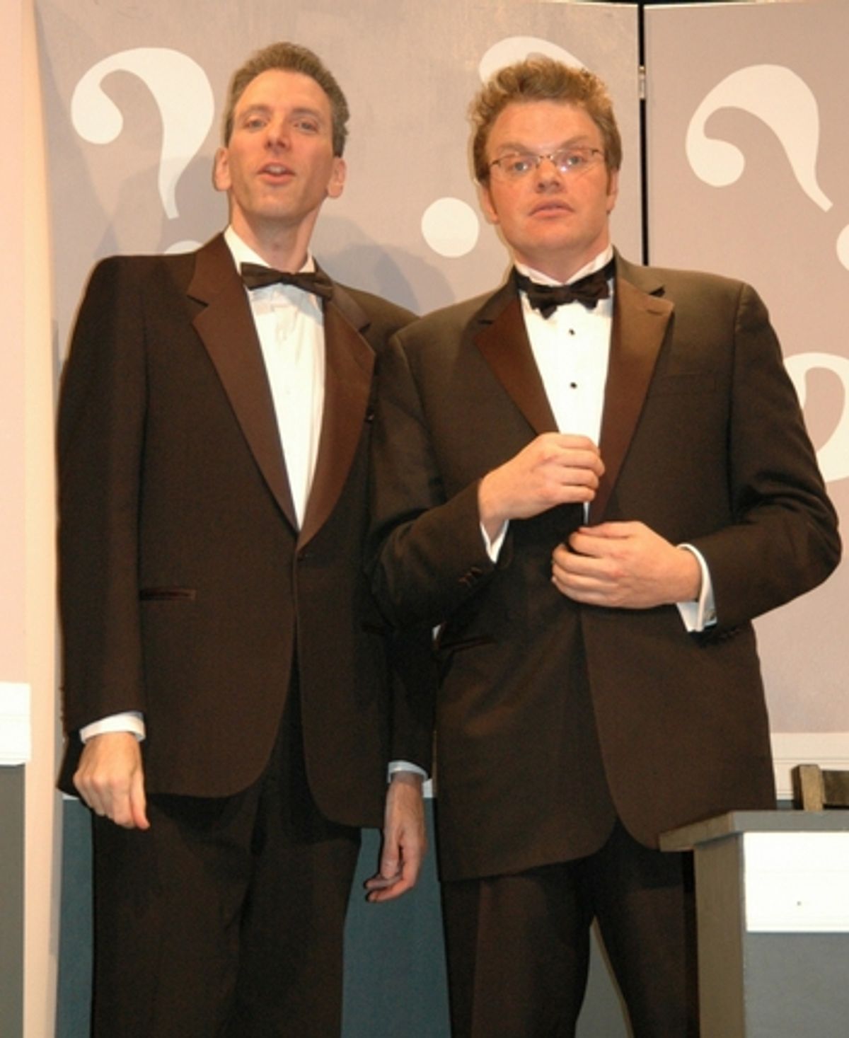 Barry Saltzman and J. Keith van Straaten at 